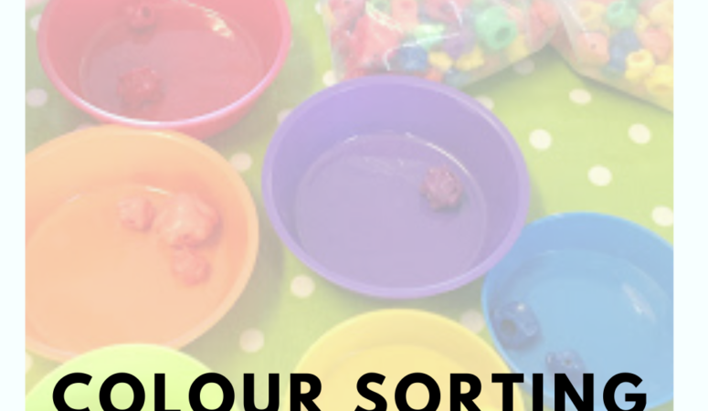 Colour Sorting Activity with Frogs