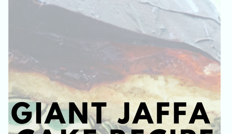 Giant Jaffa Cake Recipe for Baking