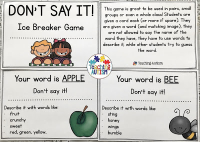Don't Say It! Ice Breaker Game