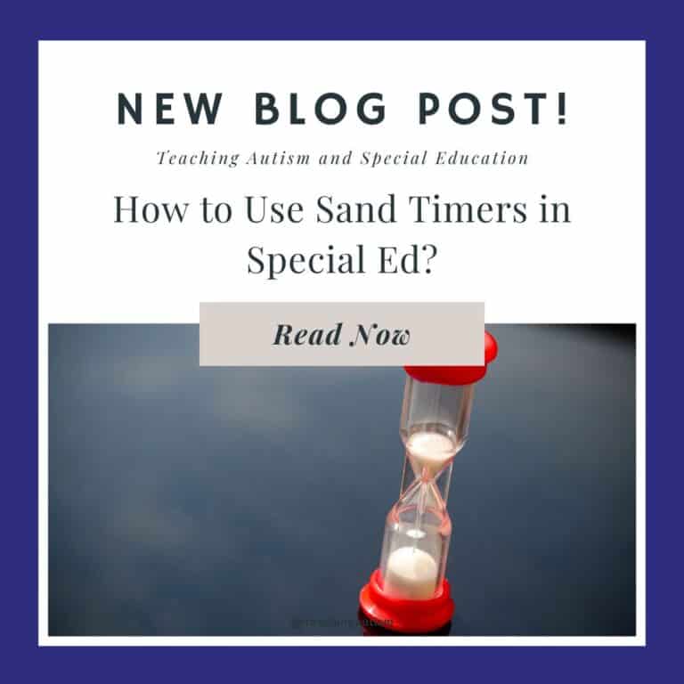 How to Use Sand Timers in Special Ed?