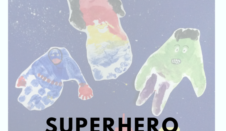 Superhero Crafts for Kids Painting