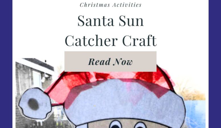 Santa Sun Catcher Craft
