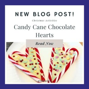 Candy Cane Chocolate Hearts