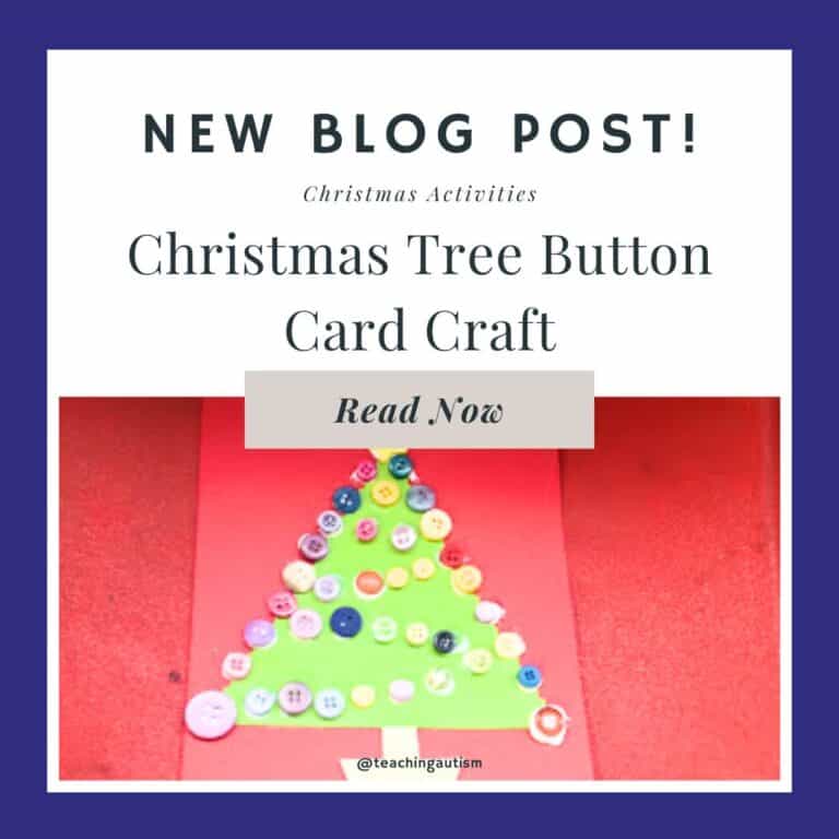 Christmas Tree Button Card Craft