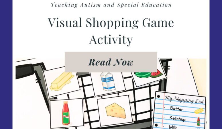 Shopping Activity for Speech Therapy