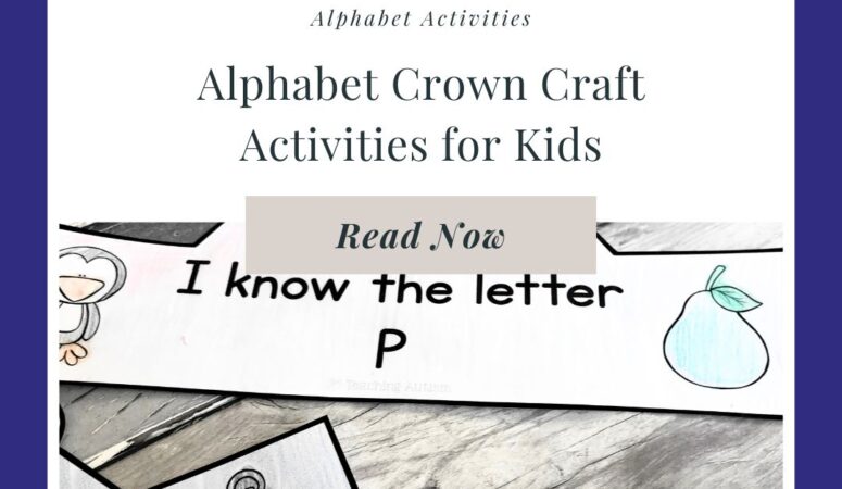 Alphabet Crown Craft Activity