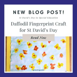 St David's Day Daffodil Craft