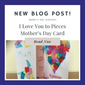 I Love You to Pieces Mother's Day Card Craft