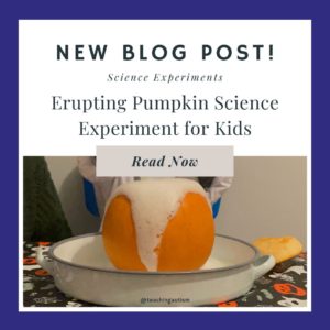 Erupting Pumpkin Science Experiment