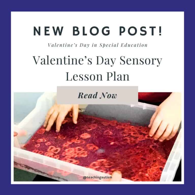 Valentine's Day Sensory Lesson