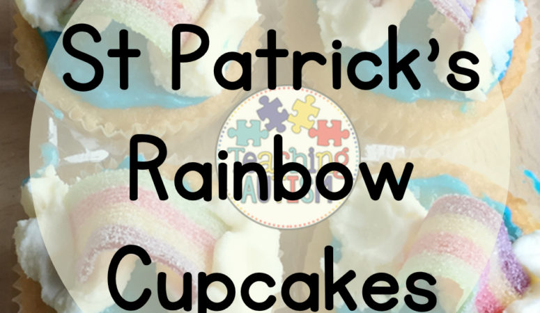 St Patrick’s Day Rainbow Cupcakes