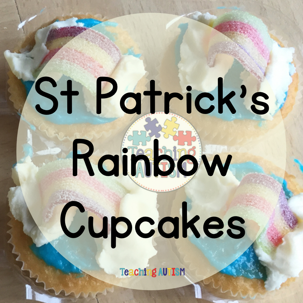 St Patricks Rainbow Cupcakes Blog
