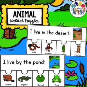Animal Habitat Puzzles