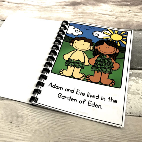 Adam and Eve Flashcard Story