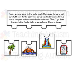 August Story Sequencing Jigsaws