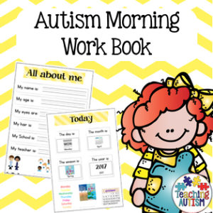 Autism Morning Work Book
