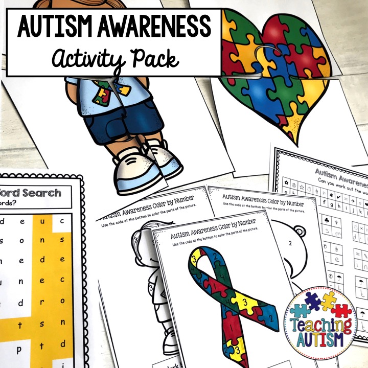 Autism Awareness Worksheets