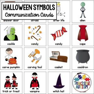 Halloween Symbol Cards