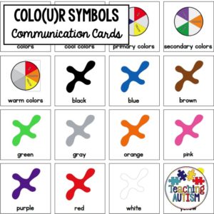 Colours Communication Symbols