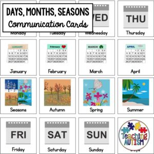 Days Months Seasons Symbols