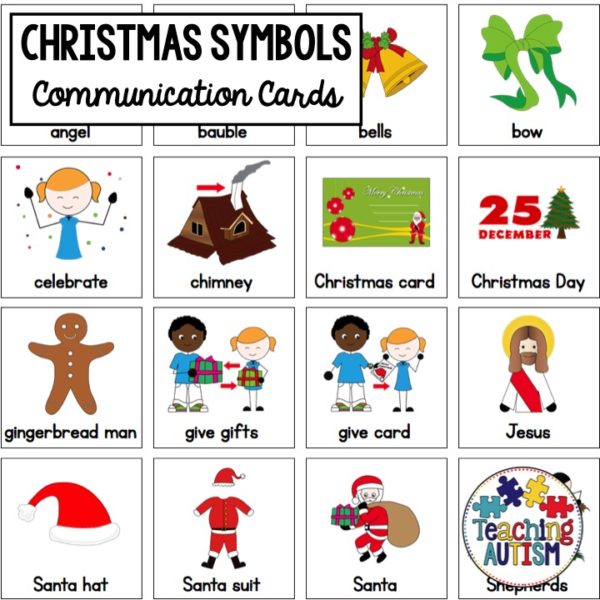 Christmas Symbol Cards