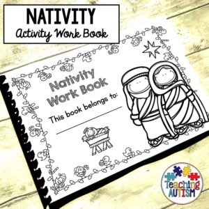 Christmas Nativity Work Book