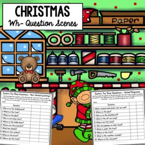 Christmas Wh- Question Scenes