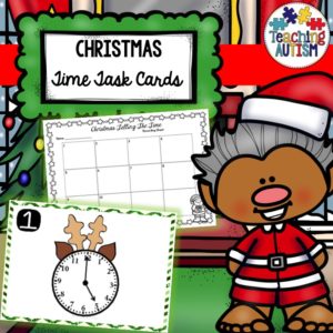 Christmas Telling Time Task Cards