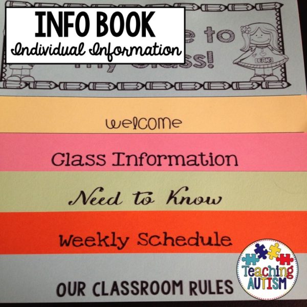 Student Information Book, Back to School