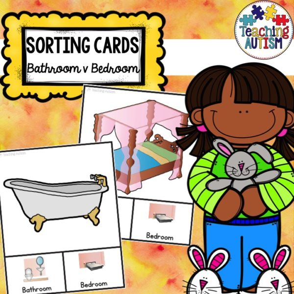 Bathroom V Bedroom Sorting Categories Task Cards