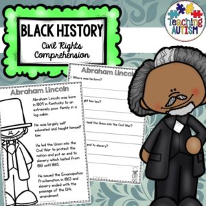 Black History Month Civil Rights Comprehension