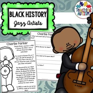Black History Month Jazz Comprehension