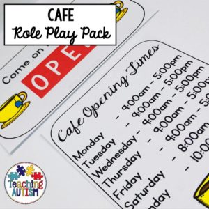 Cafe Role Play Pack