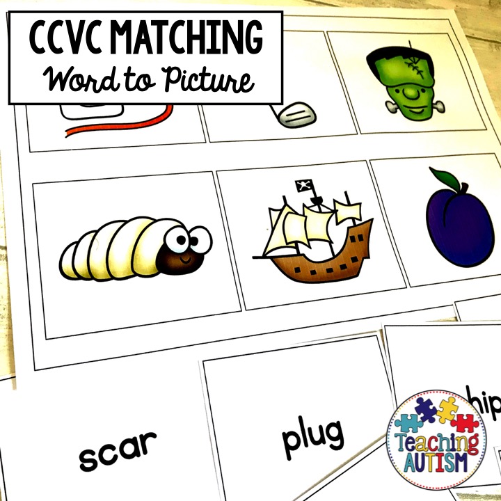 ccvc-word-to-picture-matching-activity-teaching-autism