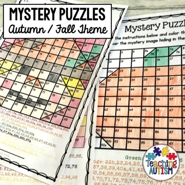 Autumn Mystery Puzzles