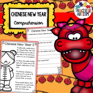 Chinese New Year Comprehension Pack