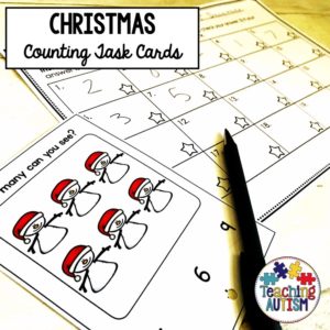 Christmas Counting Task Cards