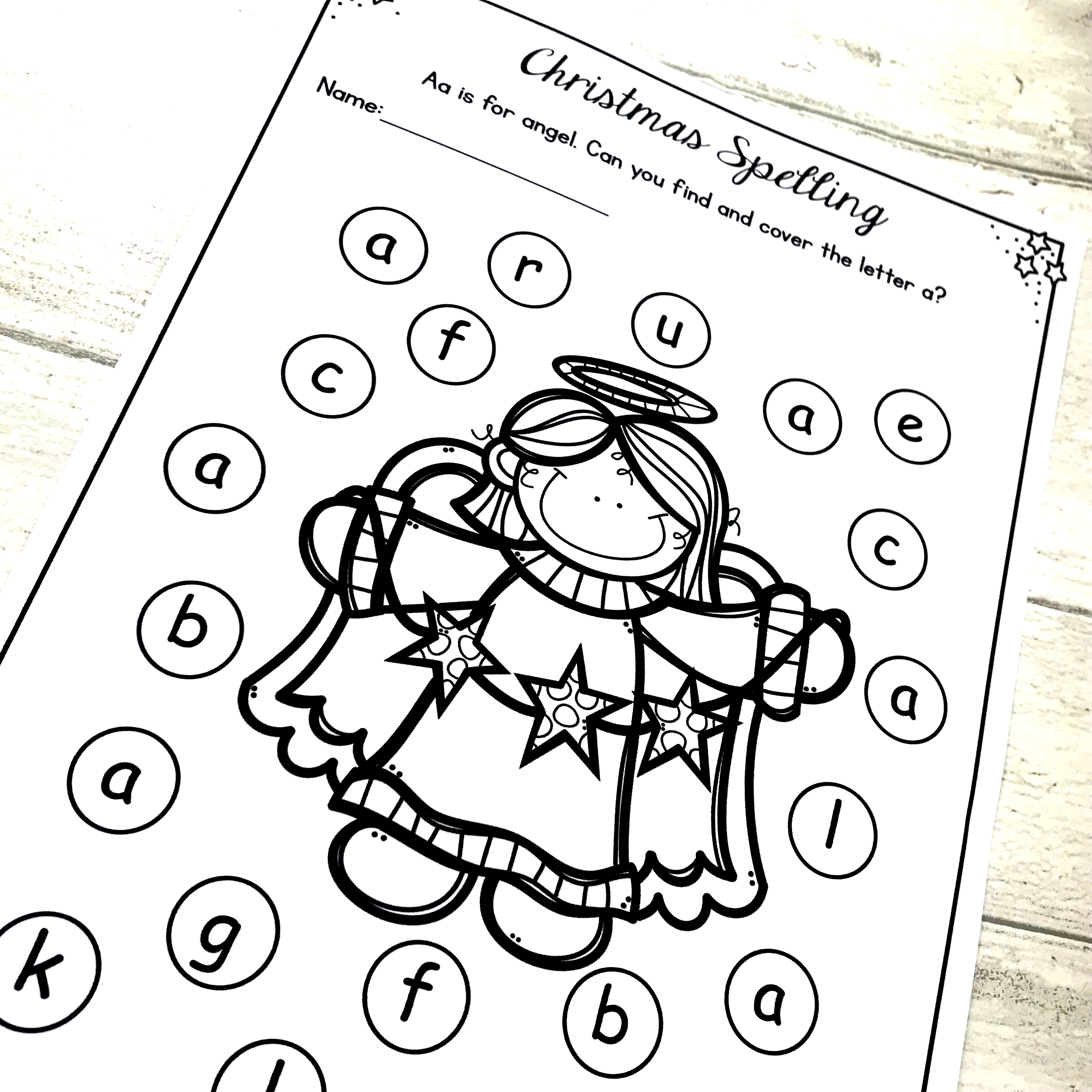 Christmas Activities Literacy Worksheets, No Prep - Teaching Autism