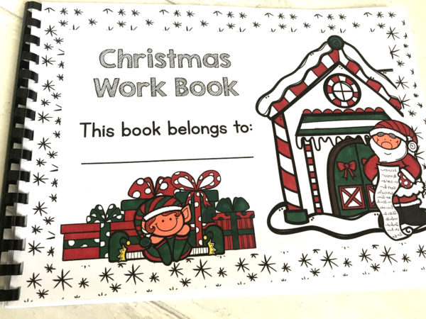 Christmas Activity Work Book - Teaching Autism
