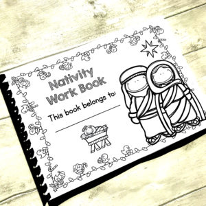 Christmas Nativity Work Book