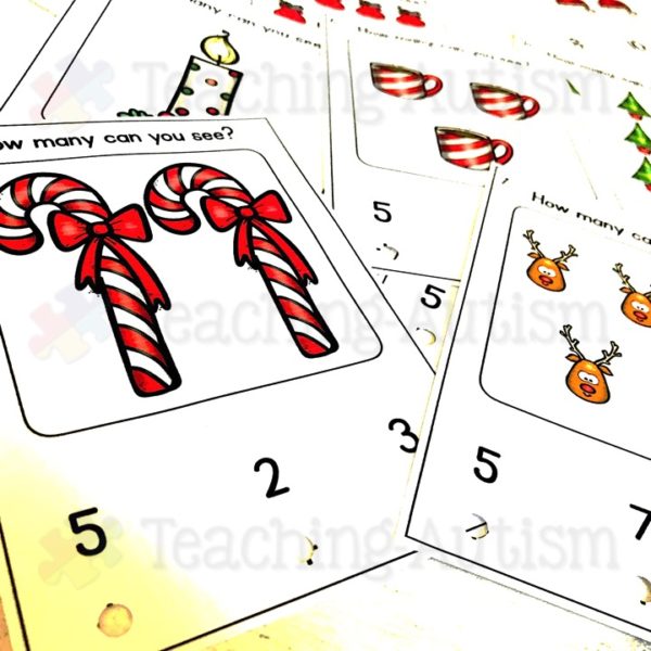 Christmas Counting Task Cards