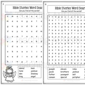 Bible Word Search Pack