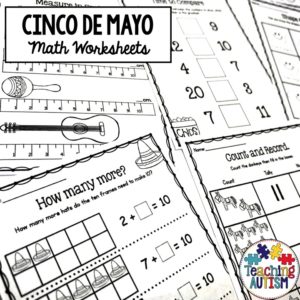 Cinco de Mayo Math Worksheets