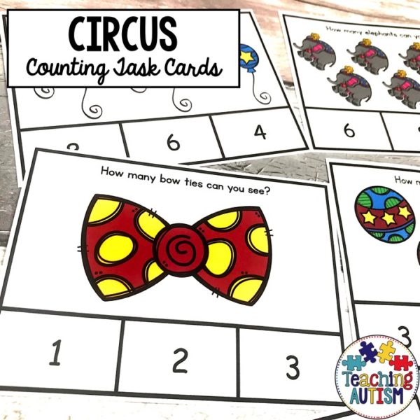 Circus Counting Task Cards
