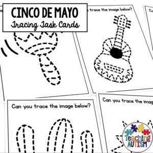 Cinco de Mayo Tracing Task Cards