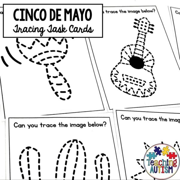 Cinco de Mayo Tracing Task Cards