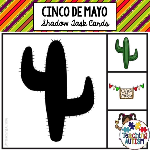 Cinco de Mayo Shadow Matching Task Cards