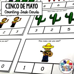 Cinco de Mayo Counting Task Cards