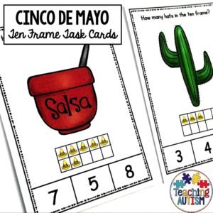 Cinco de Mayo Ten Frame Task Cards