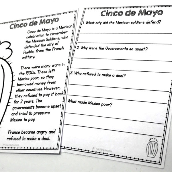 Cinco de Mayo Activity Bundle